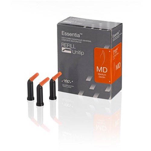 GC ESSENTIA - Medium Dentin - 0.16ml Unitips, 15-Pack