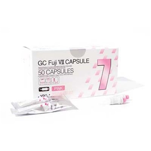 GC FUJI 7 Capsules Glass Ionomer Sealant Surface Protectant Pink 