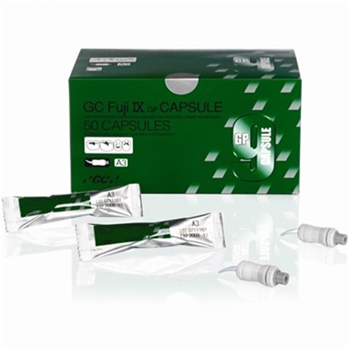 GC FUJI IX GP Capsules - Glass Ionomer Restorative - Shade A3, 50-Pack