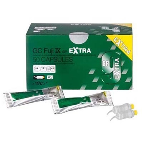 GC FUJI IX Extra Capsules - Glass Ionomer Restorative - Assorted Shades, 50-Pack