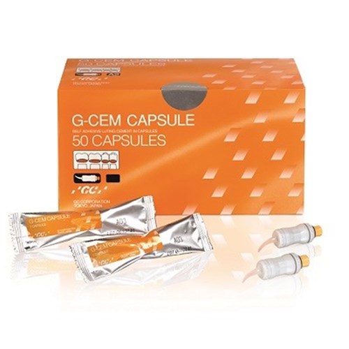 GC GCEM - Luting Cement Capsules - Shade A2, 50-Pack