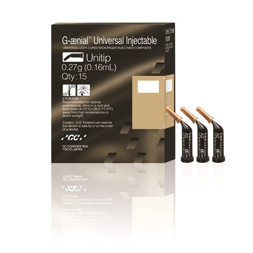 GC GAENIAL Universal Injectable - High Strength Universal Composite - Shade CVD - 0.25g, 15-Pack