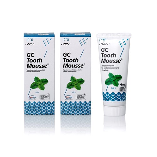GC TOOTH MOUSSE - Mint - 40g Tube, 10-Pack