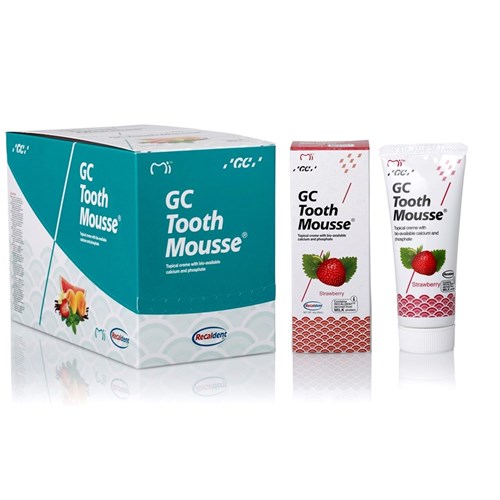 GC-TMOUSSESTRAW - TOOTH MOUSSE Strawberry 40g Tube Box of 10