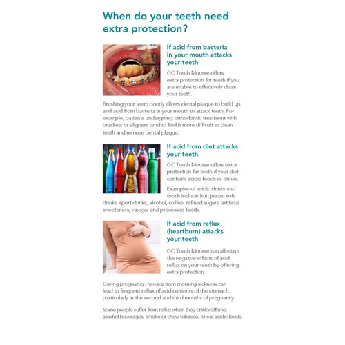 GC TOOTH MOUSSE - Patient Information Brochure, 25-Pack
