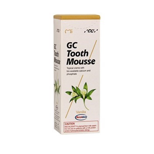 GC TOOTH MOUSSE - Vanilla - 40g Tubes, 10-Pack