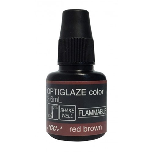 GC OPTIGLAZE Color - Red Brown - 2.6ml Bottle for Cerasmart