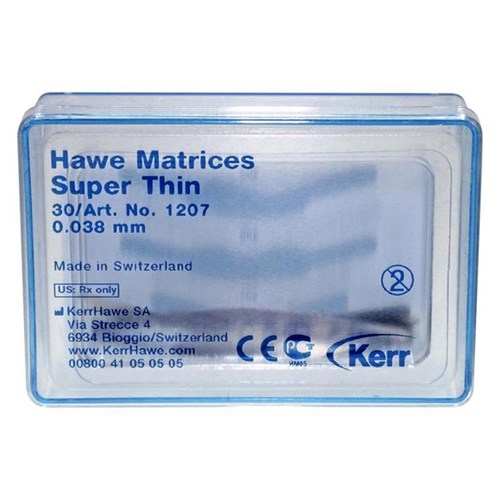 HAWE Matrices Super Thin #1207 .038mm Thin Pack of 30