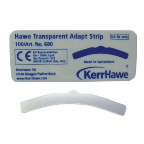 HAWE Adapt Transparent Strips 0.075mm Thin Pack of 100