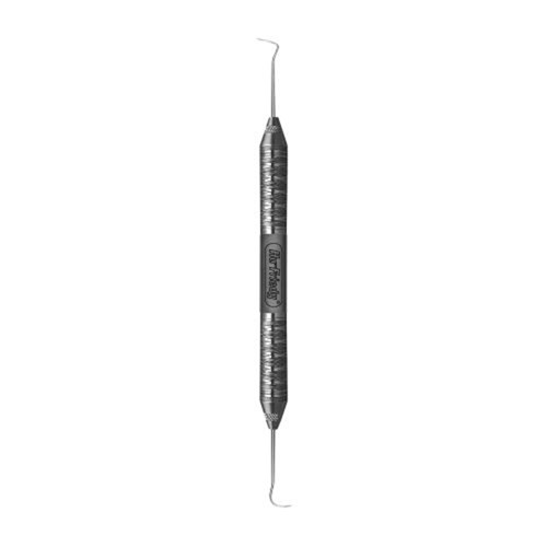 HuFriedyGroup Pigtail Explorer - #2A - Double Ended - #6 Satin Steel Handle