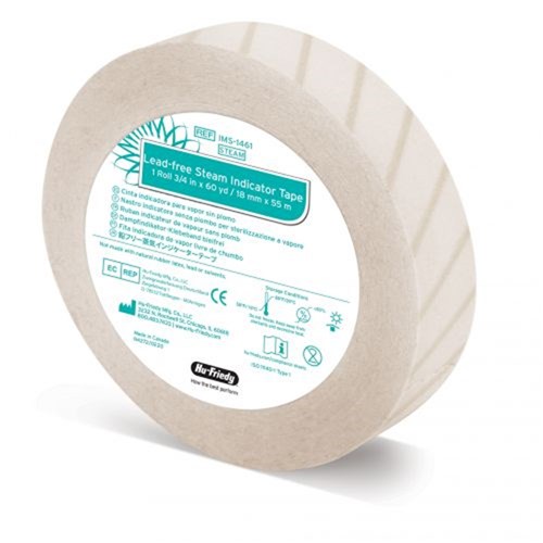 Lead/Latex Free Autoclave Monitor Tape 19mm