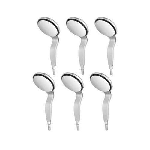 MIRROR HD Mouth Double Sided #4 Cone Socket Pack of 6