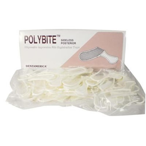 Henry Schein Polybite Disposable Impression Tray - Sideless, 50-Pack