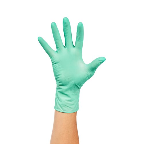 HS-9002871XS HS Criterion Aloe Gloves Latex Powder Free Green XSmall x 100