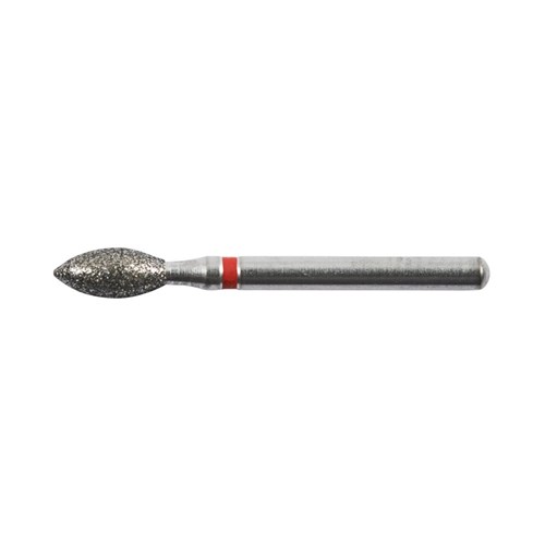 Henry Schein Diamond Bur - 257-020M - Bud - Sterile - Single Patient - High Speed, Friction Grip (FG), 25-Pack