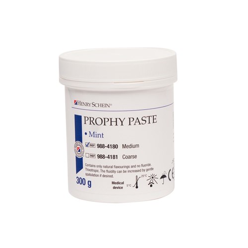 Henry Schein Prophy Paste - Medium - Mint - 300g jar