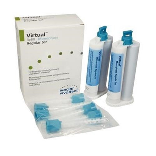 VIRTUAL Monophase Regular Blue 50ml x 2 cartridge & mix tips