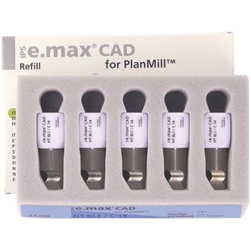 IPS e.max CAD for PlanMill HT BL1 C14 pack of 5
