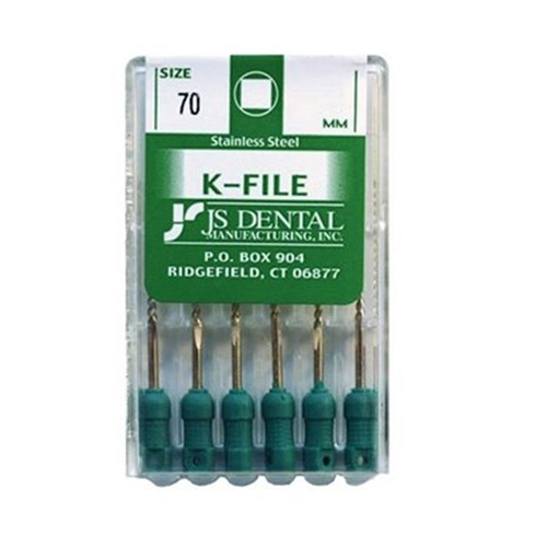 K File 21mm Size 70 Pack of 6