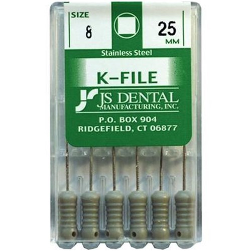 K File 25mm Size 08 Pack of 6