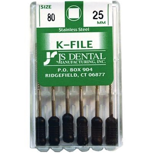 K File 25mm Size 80 Pack of 6