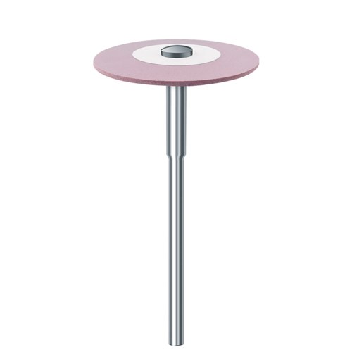 Komet Ceramic Polisher Disc - 94003M - Medium - Pink - Straight (HP), 1-Pack