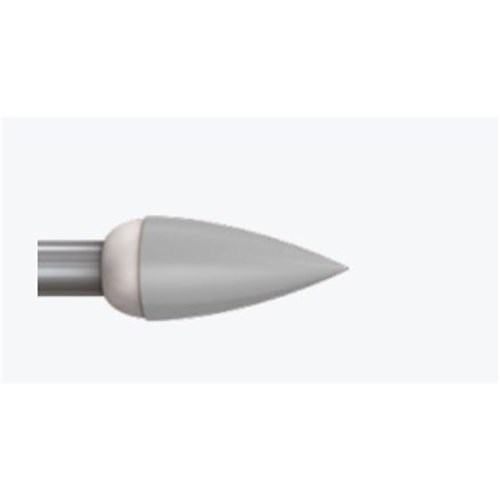 Komet Ceramic Polisher - 94010F - Fine - Grey - Diamond Grit - Slow Speed, Right Angle (RA), 1-Pack