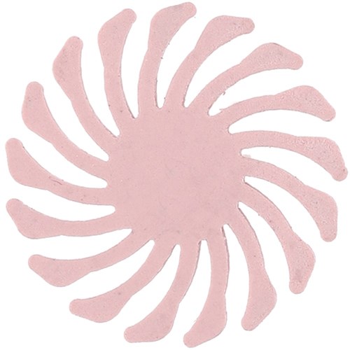 Komet Footsie Composite Polisher - 94028M-130 - Pink Spiral Wheel - Medium - Slow Speed, Right Angle (RA), 5-Pack