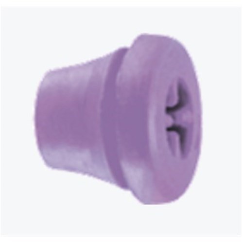 Komet Silicone Plug for Bur Blocks - 9891-6 - Purple, 8-Pack