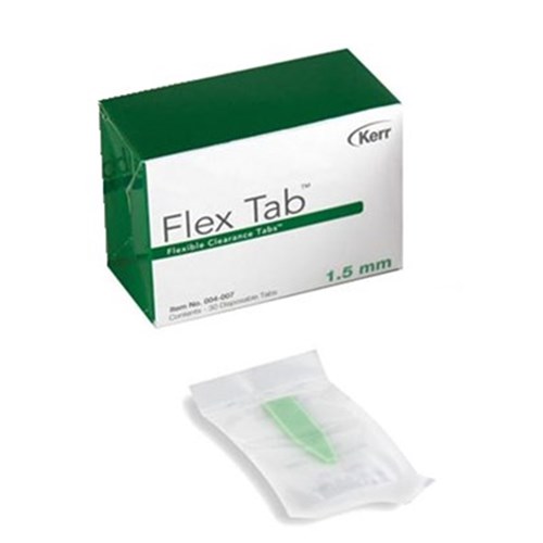 Kerr FLEX Tabs - Green - 1.5mm, 30-Pack