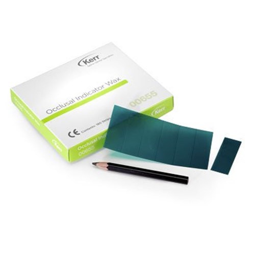 Kerr Occlusal Indicator Wax Strips - 32mm x 180mm - Pencil Included
