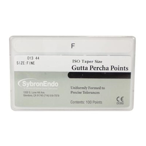 Kerr Accessory Gutta Percha Points - Tapered - Fine, 100-Pack