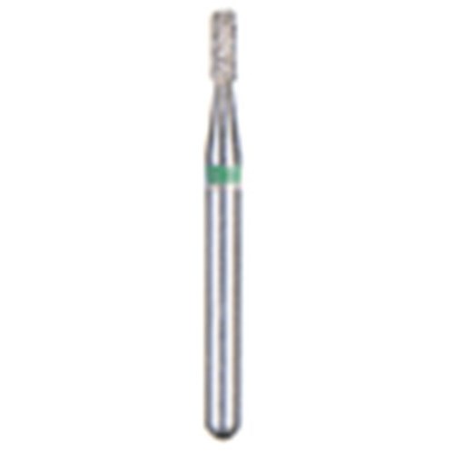 Kerr Diamond Bur - BluWhite - 541C - Coarse Straight Cylinder - High Speed, Friction Grip (FG), 5-Pack