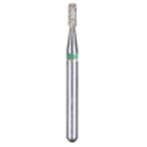 Kerr Diamond Bur - BluWhite - 541C - Coarse Straight Cylinder - High Speed, Friction Grip (FG), 5-Pack