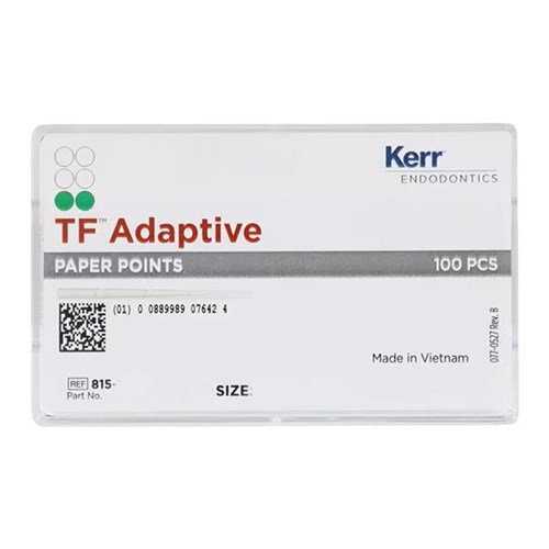 Kerr TF Adaptive Paper Points - Medium/Large - Assorted - ML1 Ml2 ML3, 100-Pack