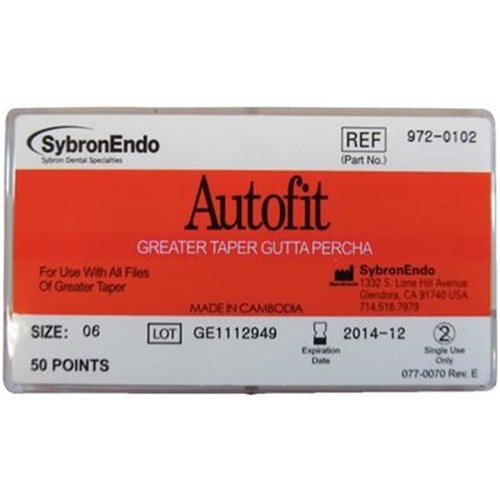 ANALYTIC Autofit GP Points Great Taper .06 White x 50