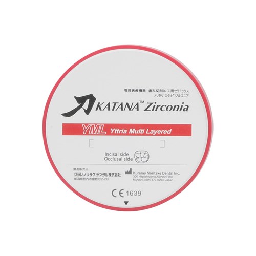 Katana Zirconia Disc - YML - Shade C2 - 18mm/98.5mm