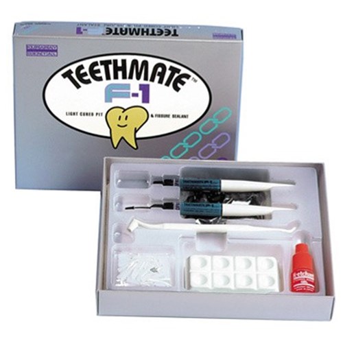 TEETHMATE FI Kit Clear 2x2.5ml Syringe Pit & Fissure Sealant