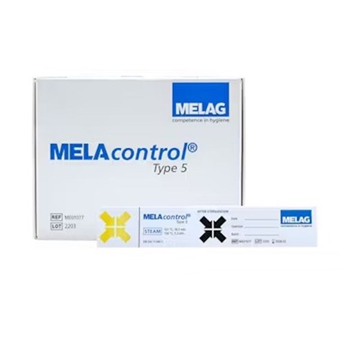 Melag MELAControl Type 5 Indicator Strips, 250-Pack