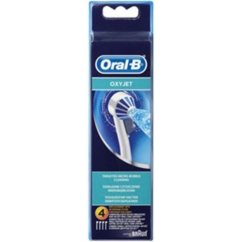 ORAL B Oxyjet Brush Head Refil Pack of 4