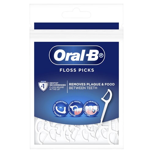 ORAL B Floss Picks Non flavoured Pack of 30