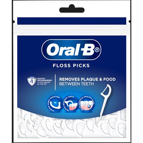 ORAL B Floss Picks Non flavoured Pack of 75