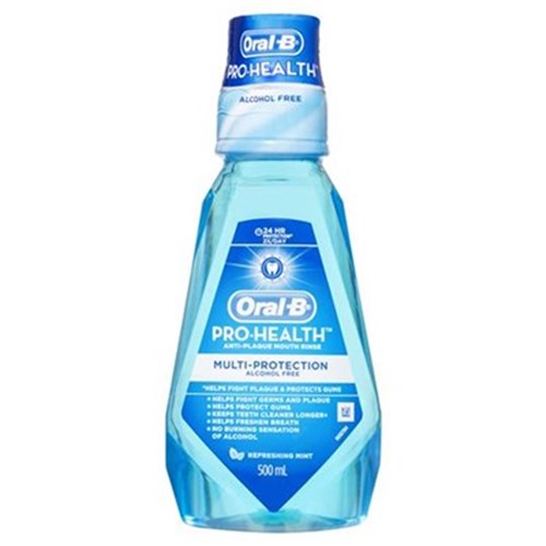 ORAL B Pro Health Rinse Multi Protection Mint 500ml