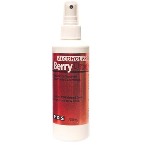 BERRY DROPS Mouth Rinse Concentrate 200ml bottle