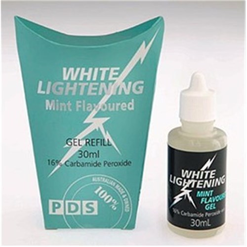 PDS WHITE LIGHTENING - Bleaching System - 16% Carbamide Peroxide - Mint Flavour - 30ml Bottle