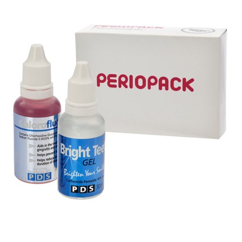 PERIO PACK Mini  Chloro Fluor Gel 30ml Brigh Teeth 30ml