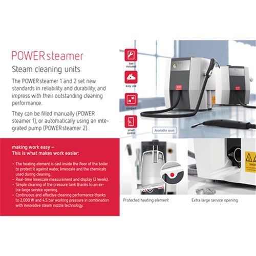 POWER STEAMER II with double Water Tank