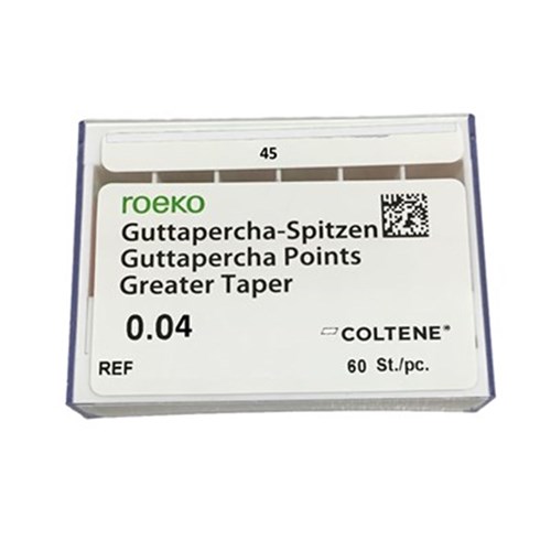 ROEKO GP Points Greater Taper Size 45 0.04 Taper Box of 60
