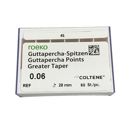 ROEKO GP Points Greater Taper Size 45 0.06 Taper Box of 60