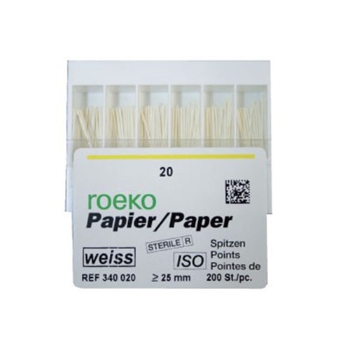 Ro Ppbx45 80 Roeko Paper Points Asst 45 80 Drawer Box Of 120
